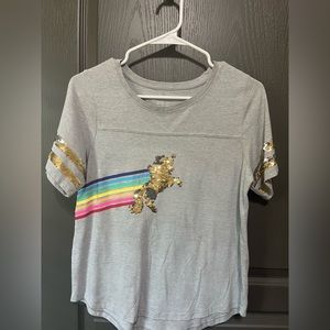 Girl’s flip sequins Tshirt
